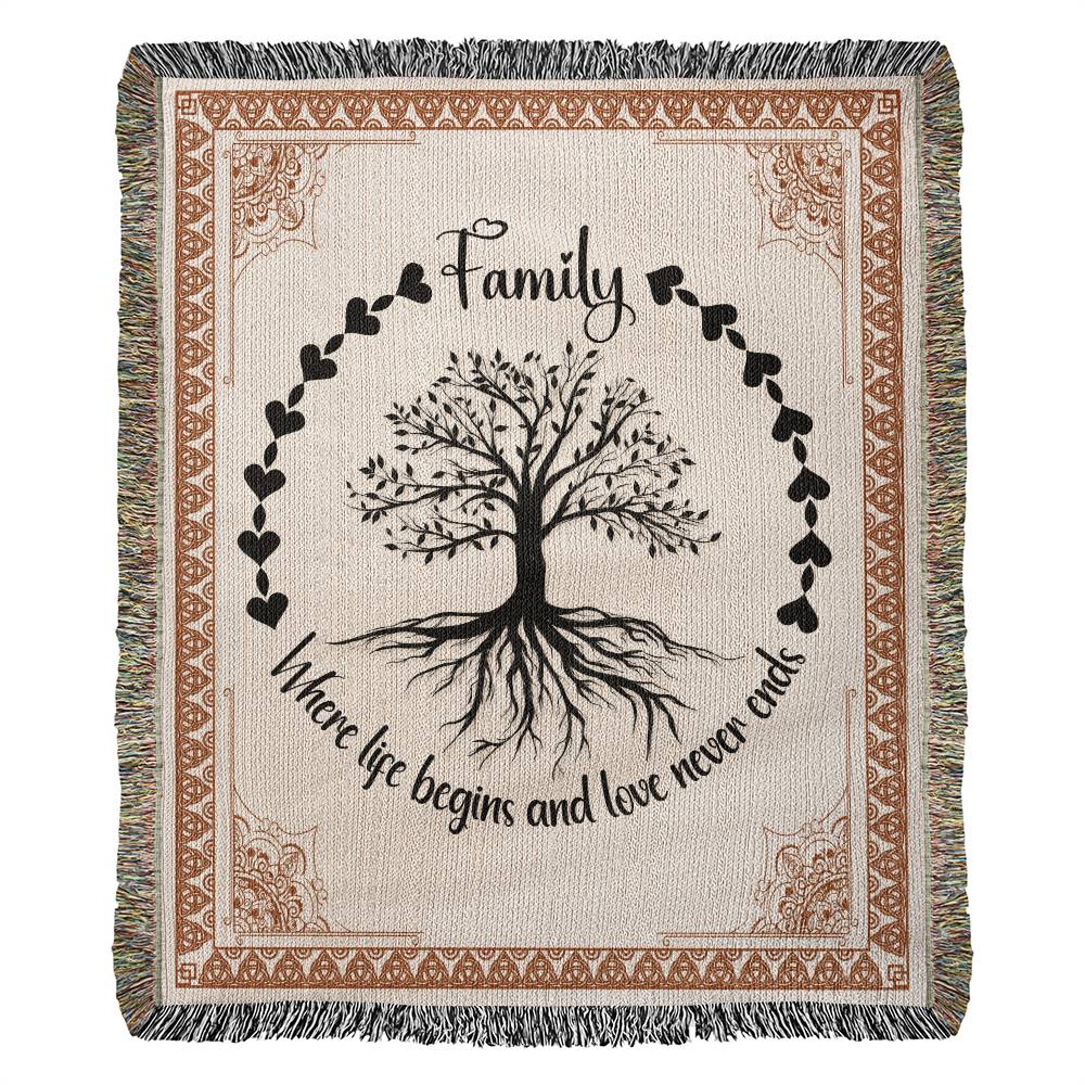 Family | Where life begins (50x60) - Kim’s Signature Beauty & Accessories