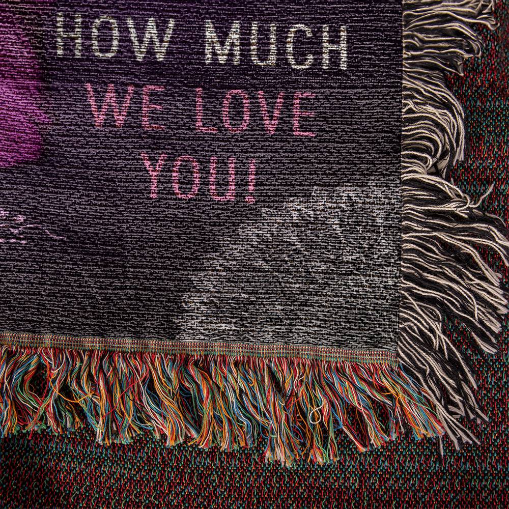 Mom, We Love you Heirloom Woven Blanket - Kim’s Signature Beauty & Accessories (Store description)