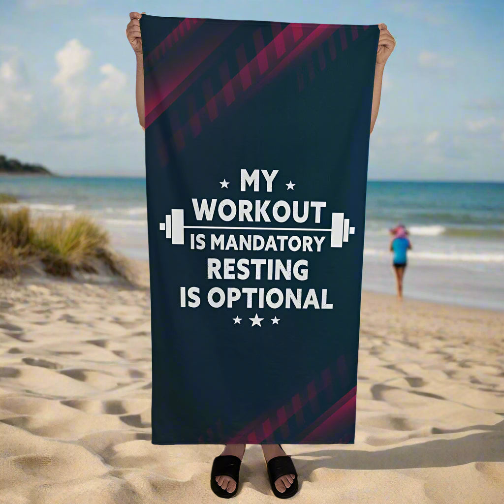 Workout Madatory Sports Towel - Kim’s Signature Beauty & Accessories