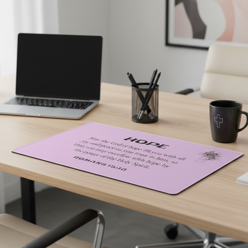 Hope | Romans 15:13 Desk Mat