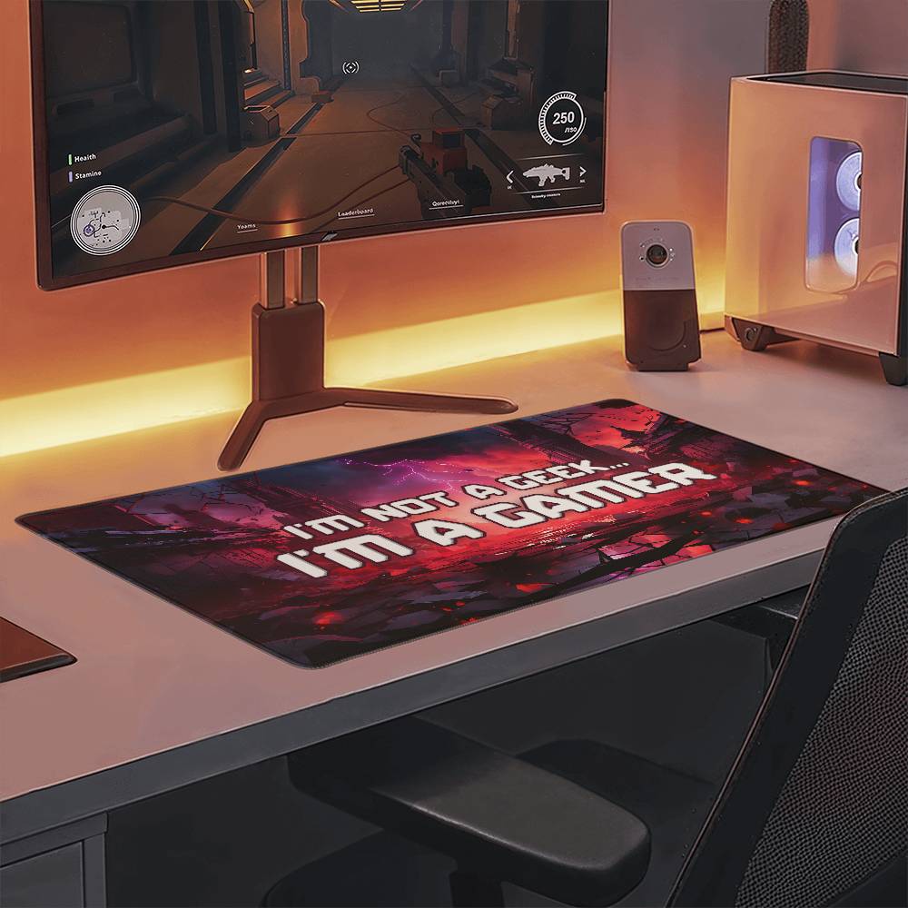 I'm Not a Geek Gaming Mat - Kim’s Signature Beauty & Accessories