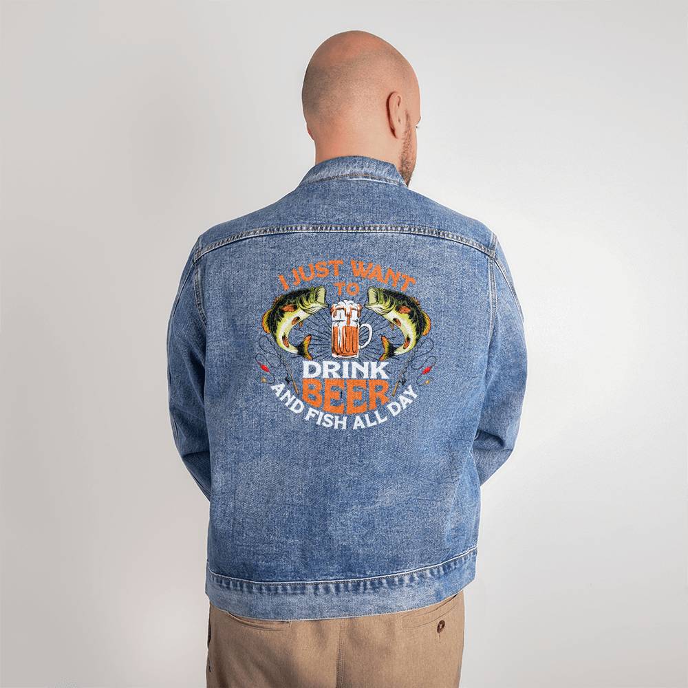 Fish and Drink Beer | Jean Jacket - Kim’s Signature Beauty & Accessories