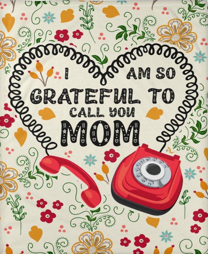 Grateful to Call you Mom Blanket - Kim’s Signature Beauty & Accessories