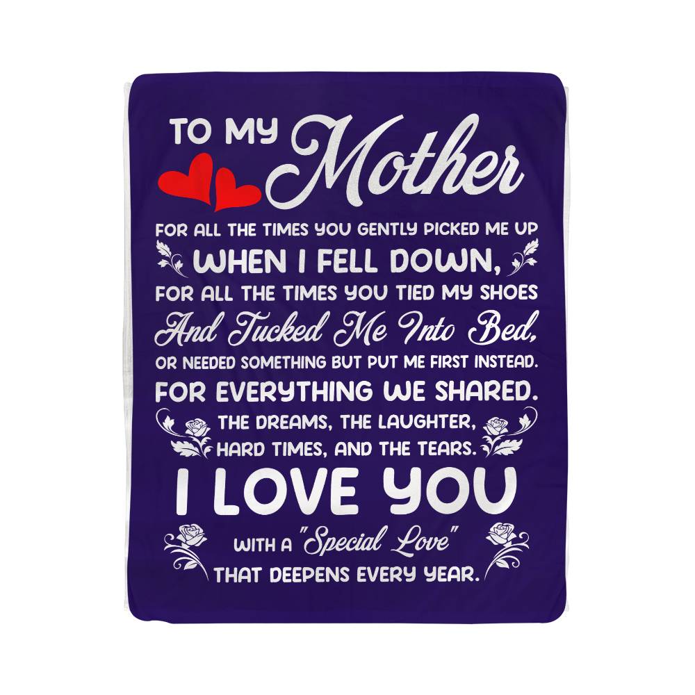 Mother, A special Love Blanket (60X80) - Kim’s Signature Beauty & Accessories (Store description)