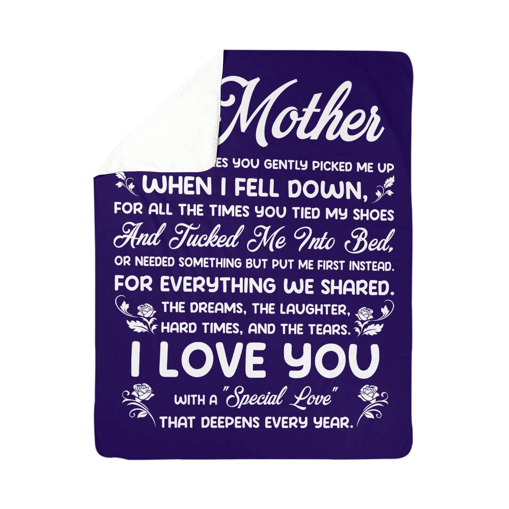 Mother, A special Love Blanket (60X80) - Kim’s Signature Beauty & Accessories (Store description)