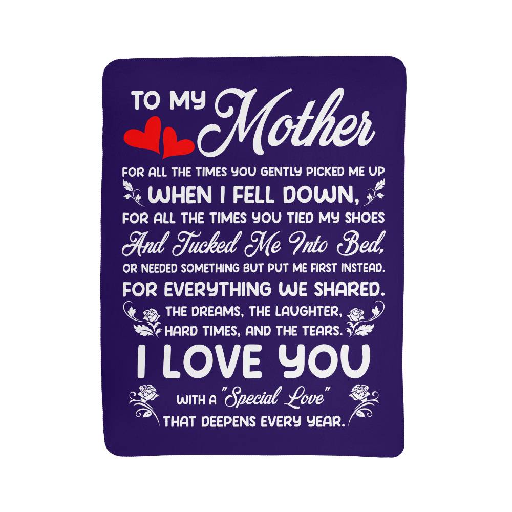 Mother, A special Love Blanket (60X80) - Kim’s Signature Beauty & Accessories (Store description)