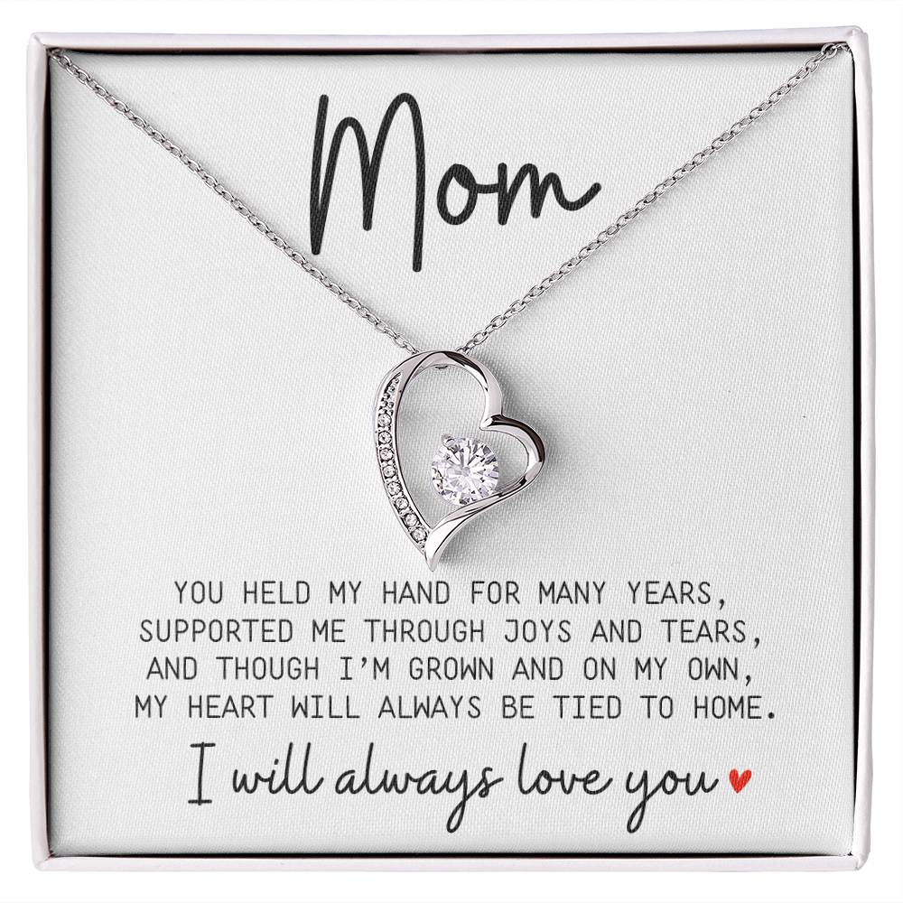 Forever Love Necklace – Heartfelt Gift for Mom with Message Card - Kim’s Signature Beauty & Accessories (Store description)