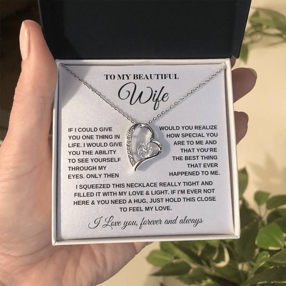 Forever Love Necklace – For My Beautiful Wife - Kim’s Signature Beauty & Accessories