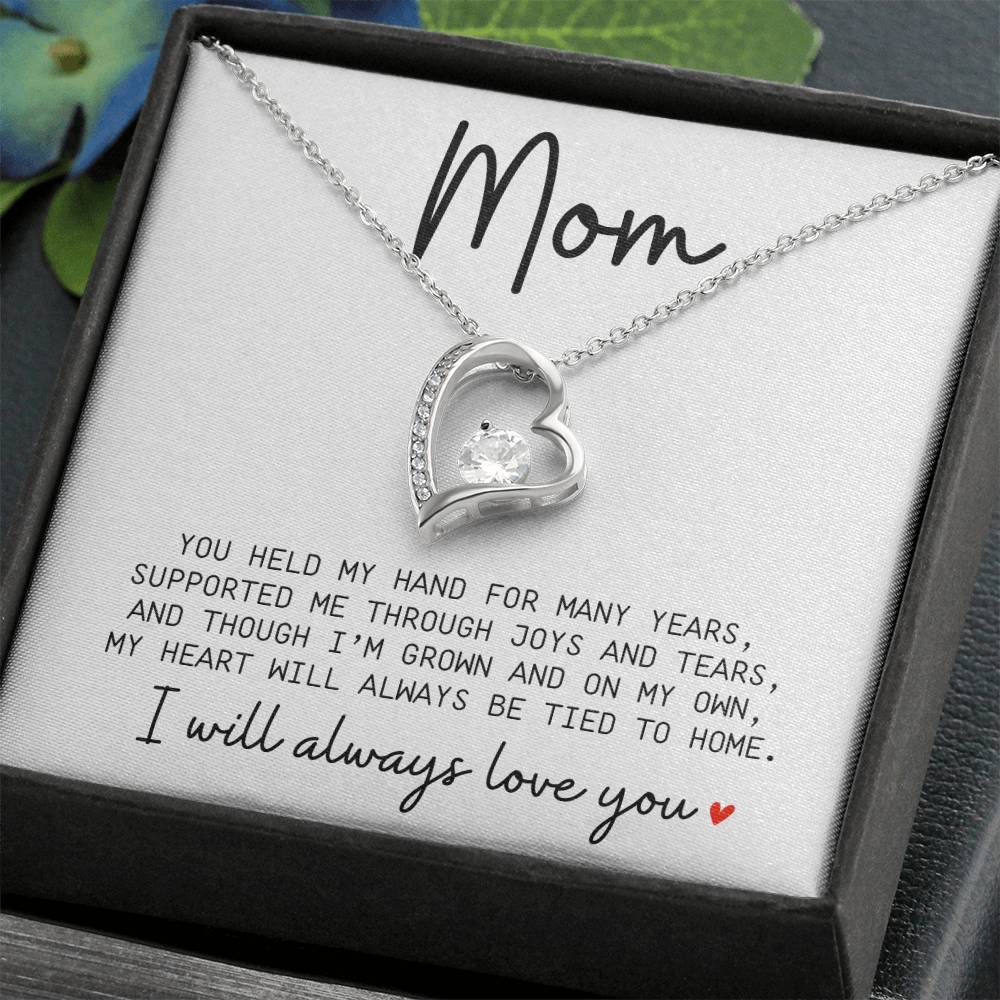 Forever Love Necklace – Heartfelt Gift for Mom with Message Card - Kim’s Signature Beauty & Accessories (Store description)
