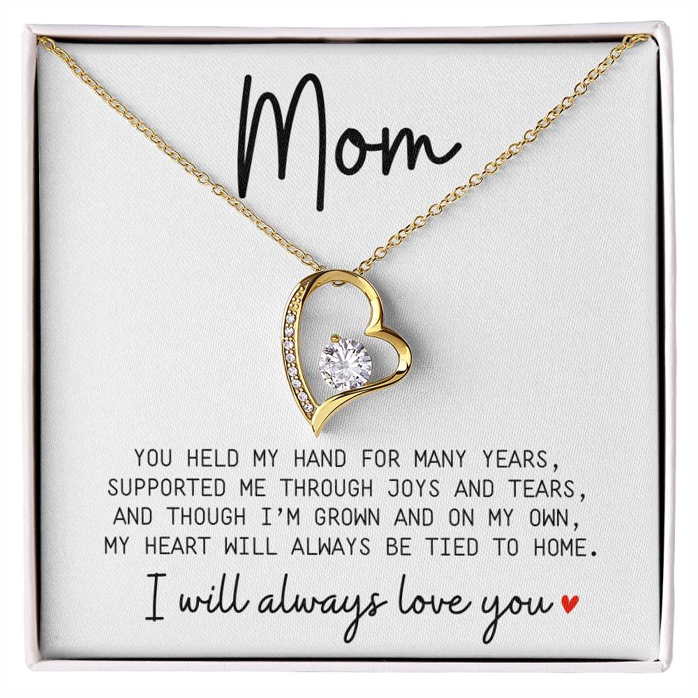 Forever Love Necklace – Heartfelt Gift for Mom with Message Card - Kim’s Signature Beauty & Accessories (Store description)