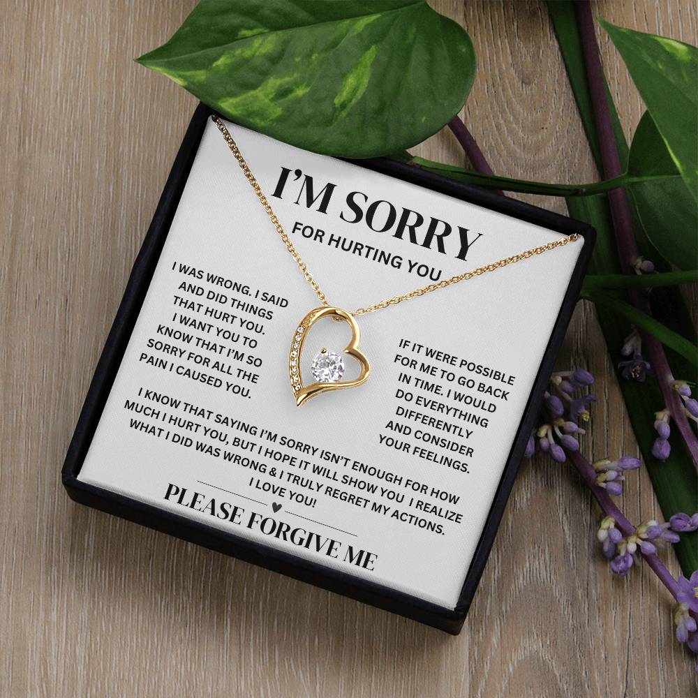 I'm Sorry I Hurt You! Necklace - Kim’s Signature Beauty & Accessories (Store description)