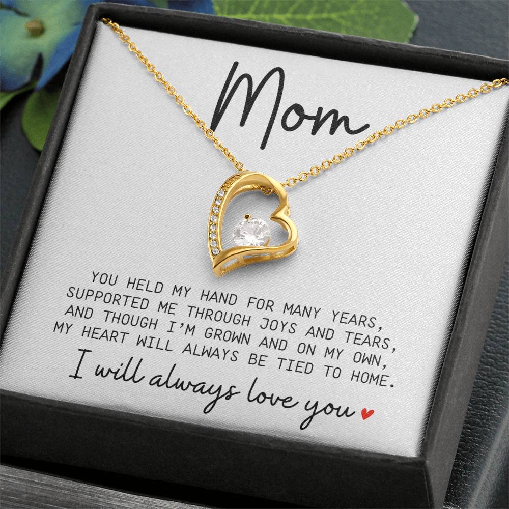 Forever Love Necklace – Heartfelt Gift for Mom with Message Card - Kim’s Signature Beauty & Accessories (Store description)