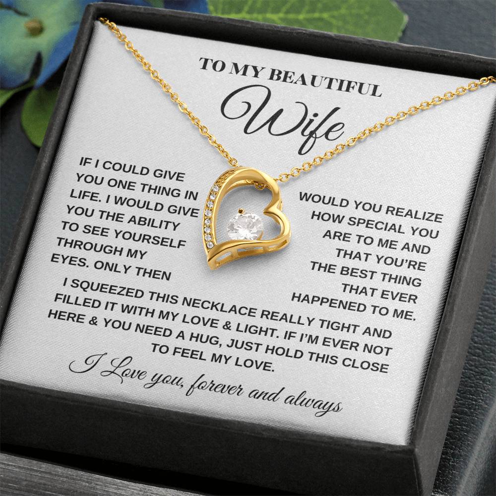 Forever Love Necklace – For My Beautiful Wife - Kim’s Signature Beauty & Accessories