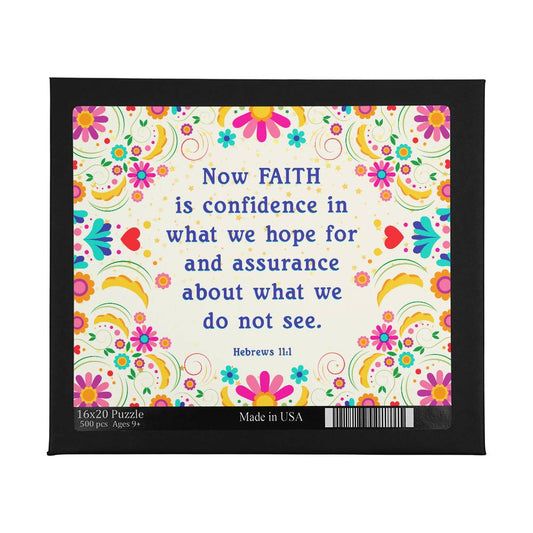 Faith-Hebrews 11:1 Large Puzzle - Kim’s Signature Beauty & Accessories