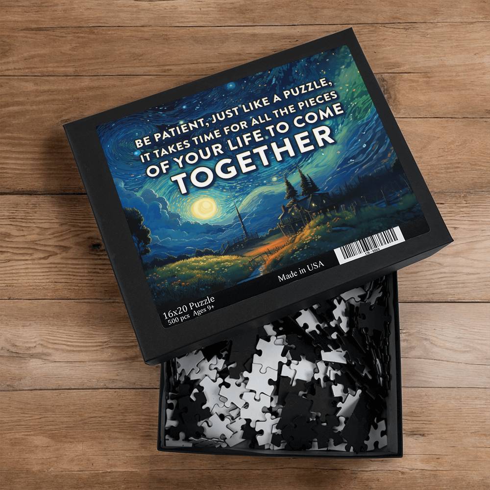 Be Patient Large Puzzle - Kim’s Signature Beauty & Accessories (Store description)