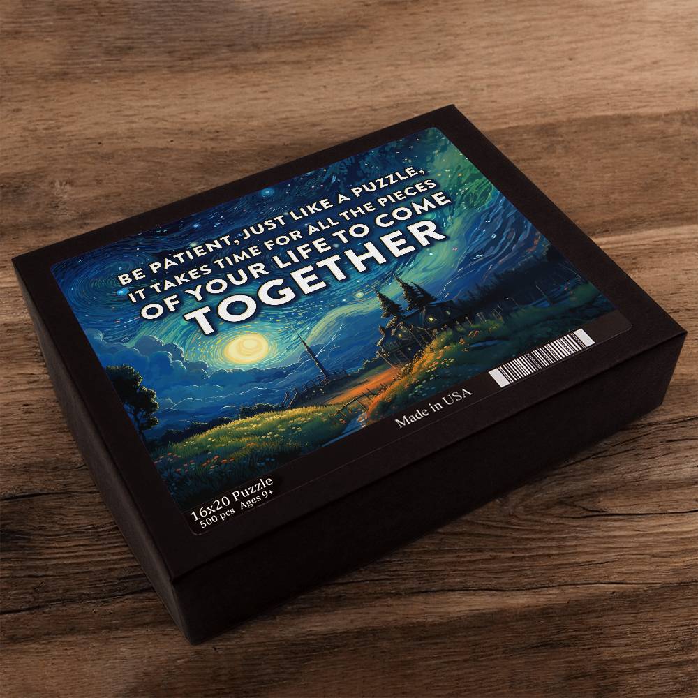 Be Patient Large Puzzle - Kim’s Signature Beauty & Accessories (Store description)