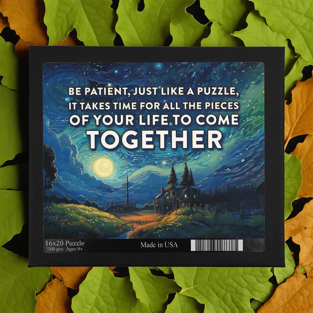 Be Patient Large Puzzle - Kim’s Signature Beauty & Accessories (Store description)