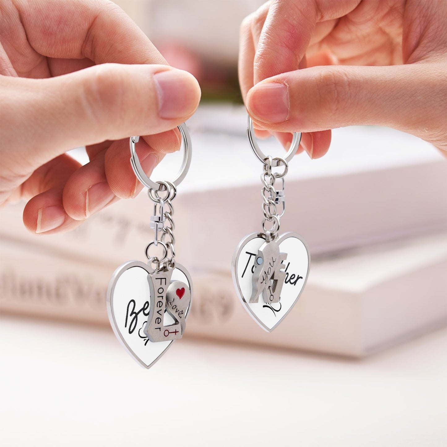 Better Together Couple Magnetic Keychain - Kim’s Signature Beauty & Accessories (Store description)