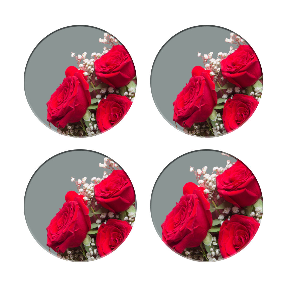 Rose Bud Round Coasters - Kim’s Signature Beauty & Accessories