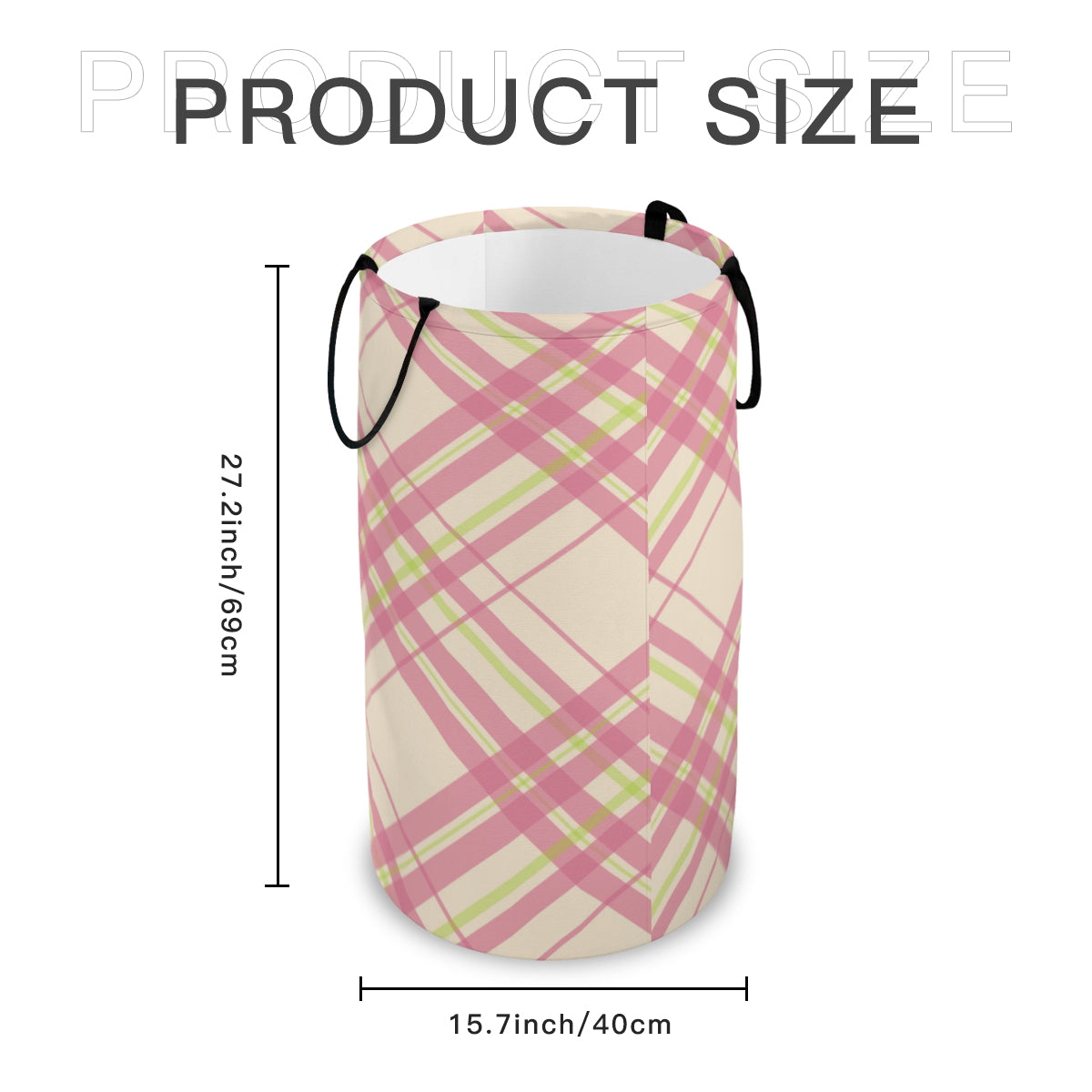 Pink & Green Fodlable Laundry Basket - Kim’s Signature Beauty & Accessories