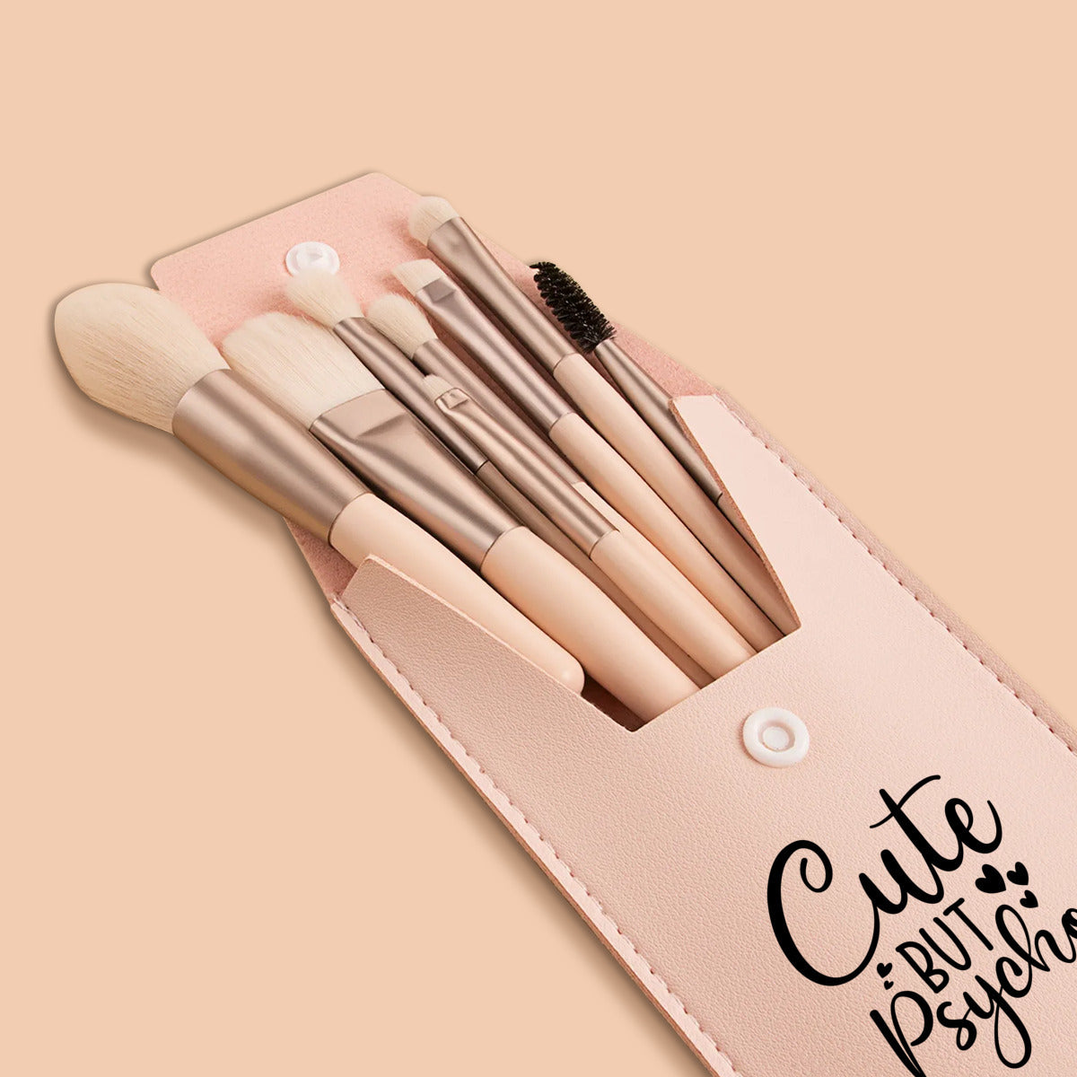 Cute But Psycho 8-Piece Makeup Brush Set - Kim’s Signature Beauty & Accessories