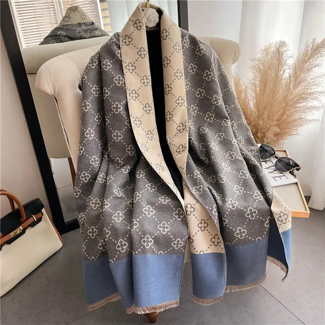 Double Sided Cashmere Feel Scarf - Kim’s Signature Beauty & Accessories