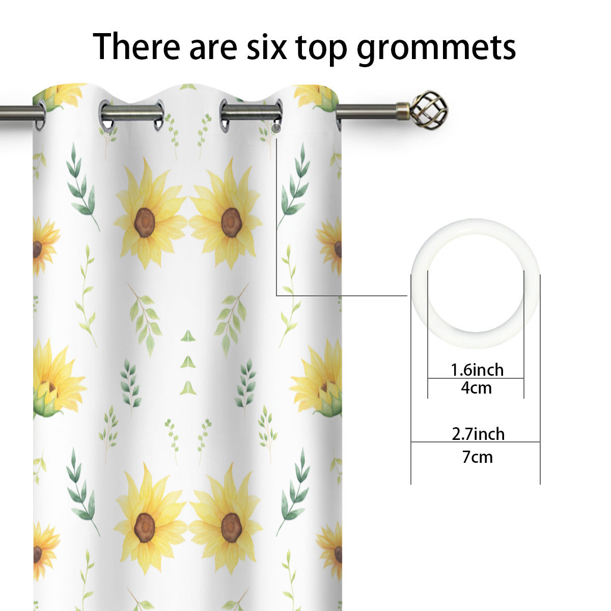 Yellow Blooms | Curtains - Kim’s Signature Beauty & Accessories (Store description)