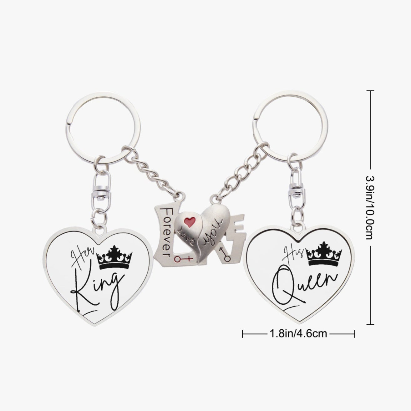 His & Her Couple Magnetic Keychain - Kim’s Signature Beauty & Accessories