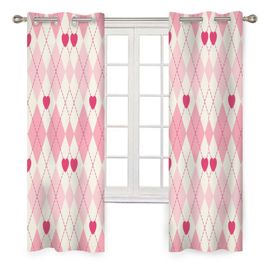 Pink Heart Curtains - Kim’s Signature Beauty & Accessories