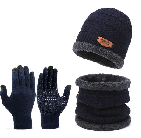 Winter Scarf Gloves Three-piece Set - Kim’s Signature Beauty & Accessories (Store description)