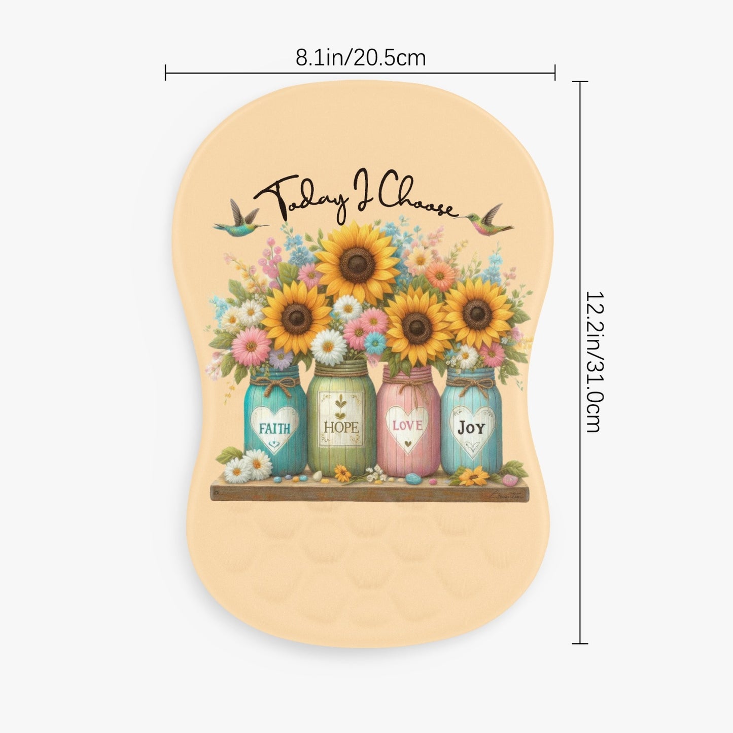 Today I choose..... Mouse Pad with Wrist Rest - Kim’s Signature Beauty & Accessories (Store description)