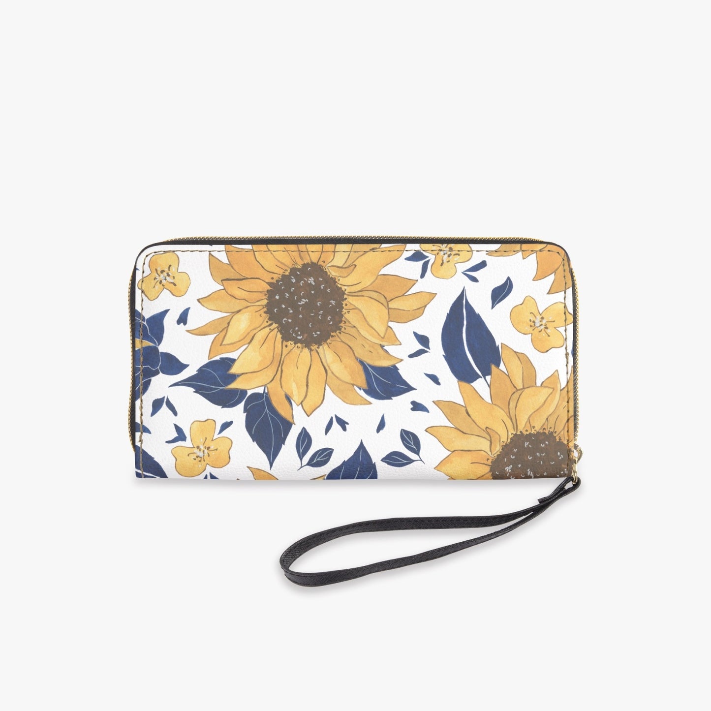 Blue Sunshine | Leather Wristlet Clutch Wallet - Kim’s Signature Beauty & Accessories (Store description)
