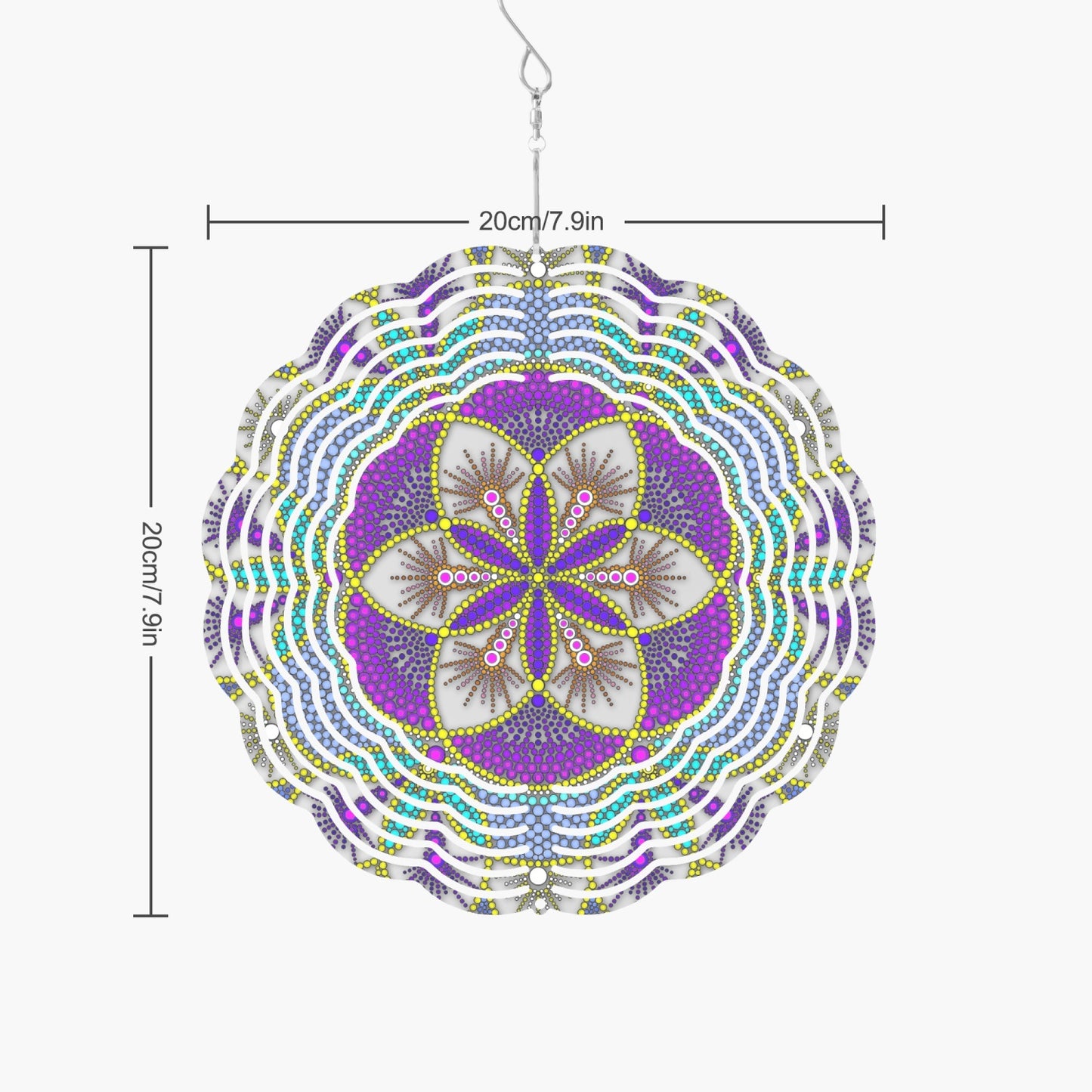 Arcadian flower Wind Spinner - Kim’s Signature Beauty & Accessories (Store description)