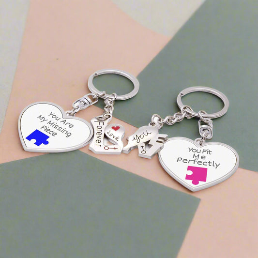 Pieces Fit  Couple Magnetic Keychain - Kim’s Signature Beauty & Accessories