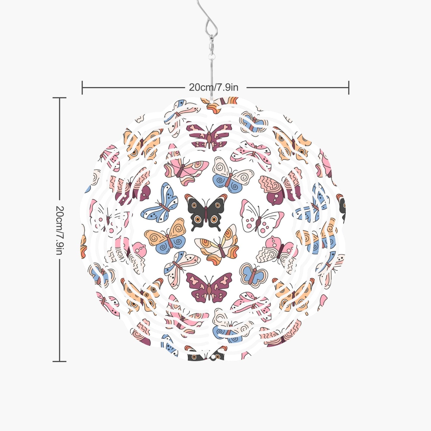 Butterfly Mania Flower Wind Spinner - Kim’s Signature Beauty & Accessories (Store description)