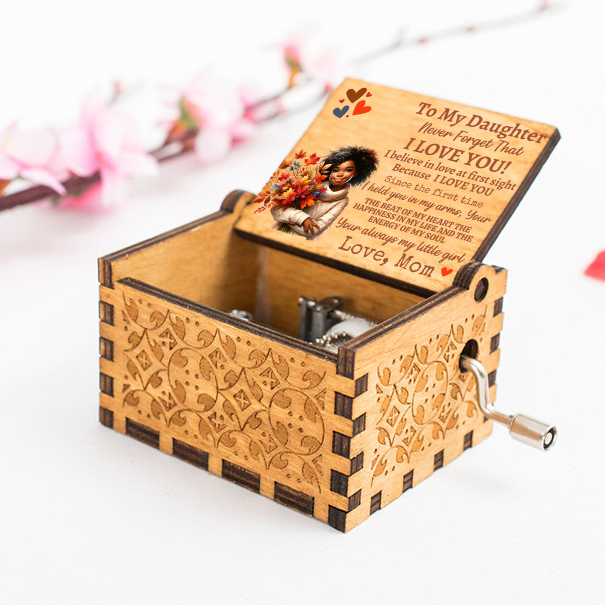 Daughter, Message Music Box - Kim’s Signature Beauty & Accessories