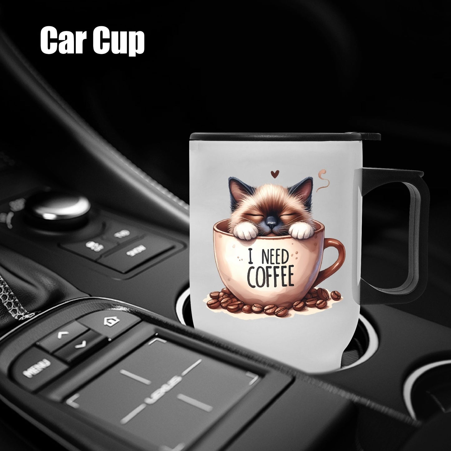 Coffee & Cats: 20oz Tumbler - Kim’s Signature Beauty & Accessories (Store description)