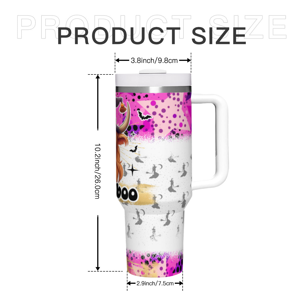 Moo....I Mean Boo! Tumbler - Kim’s Signature Beauty & Accessories
