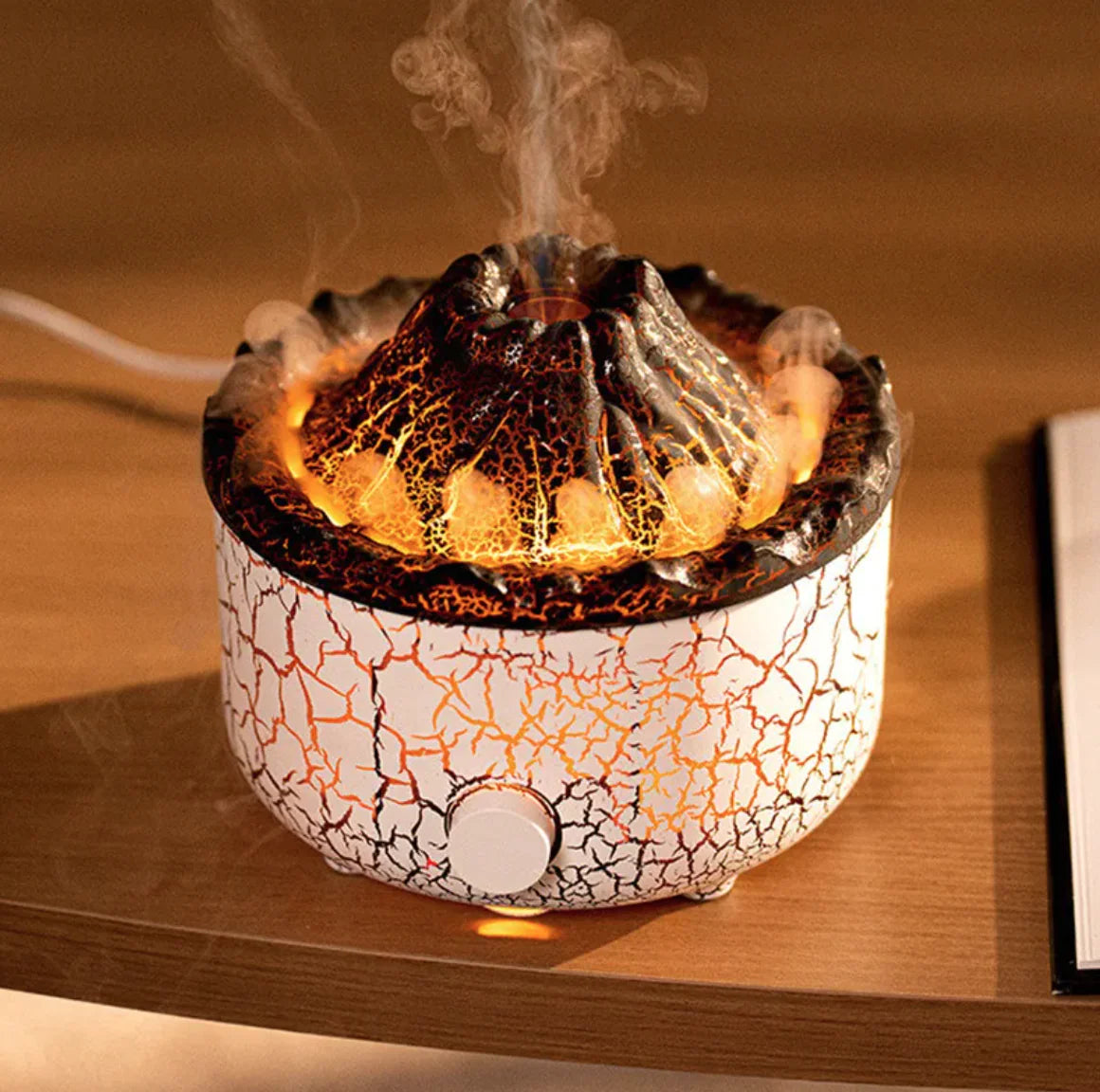 Volcano Flame Humidifier Diffuser - Kim’s Signature Beauty & Accessories (Store description)