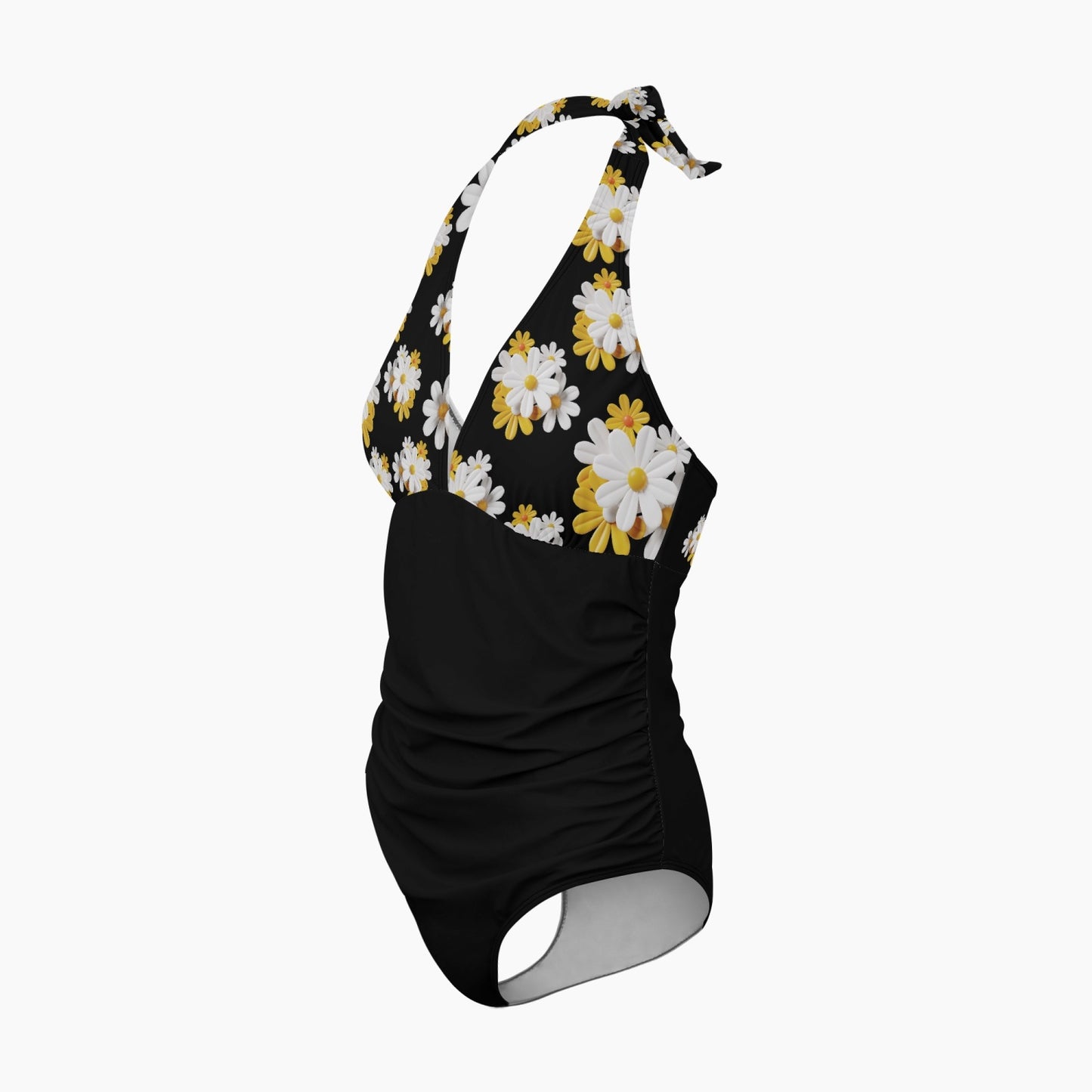 Elegant Contrast | Women's One-Piece Swimsuit - Kim’s Signature Beauty & Accessories (Store description)