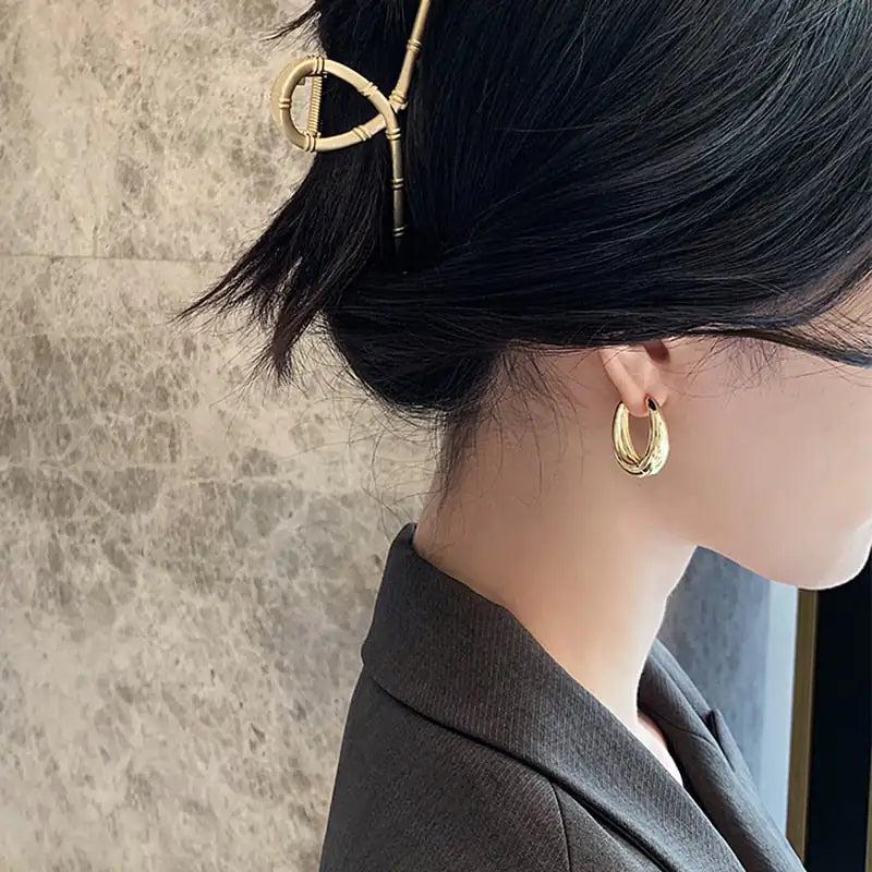 Brinco Rich Hoop Earrings - Kim’s Signature Beauty & Accessories