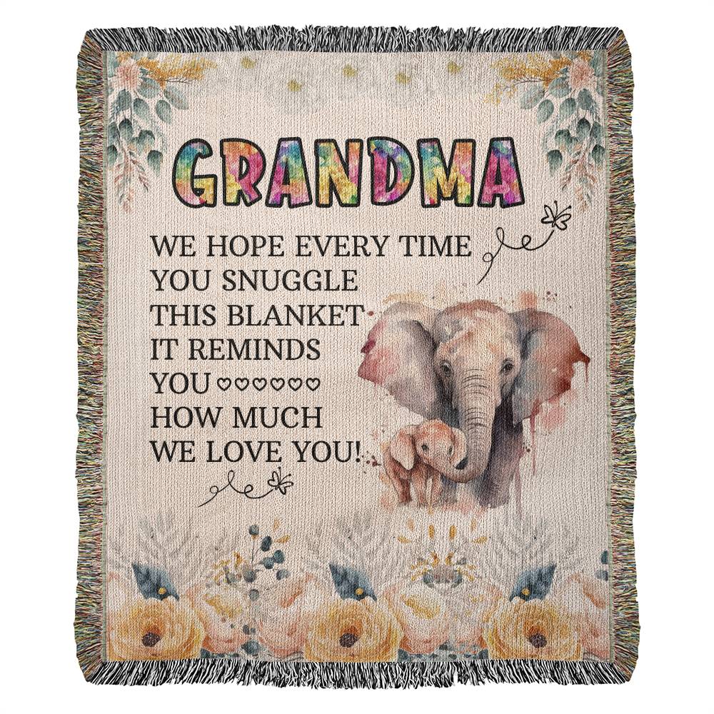 Heirloom Woven Blanket for Grandma - Kim’s Signature Beauty & Accessories (Store description)