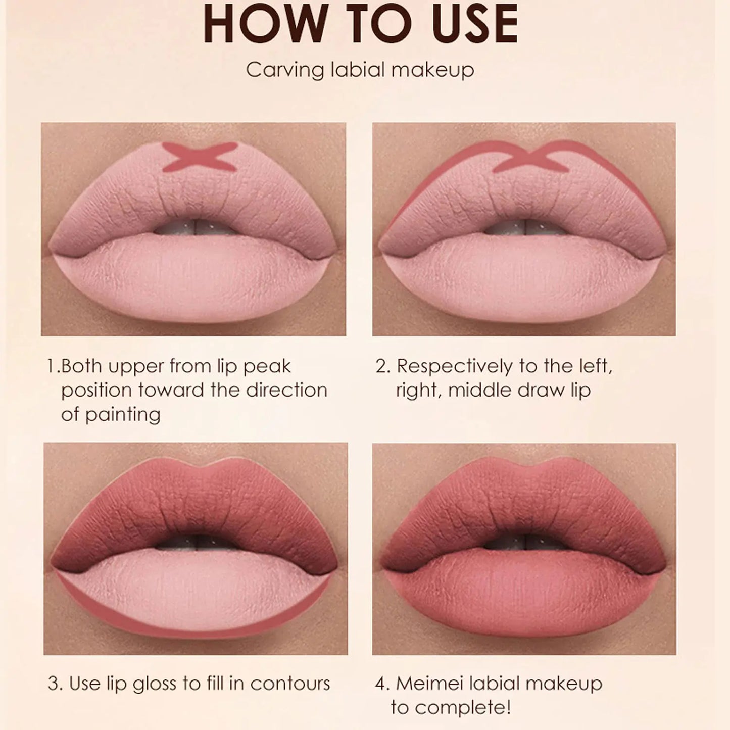 6Pcs Matte Liquid Lipstick + Lip Liner Set - Kim’s Signature Beauty & Accessories (Store description)