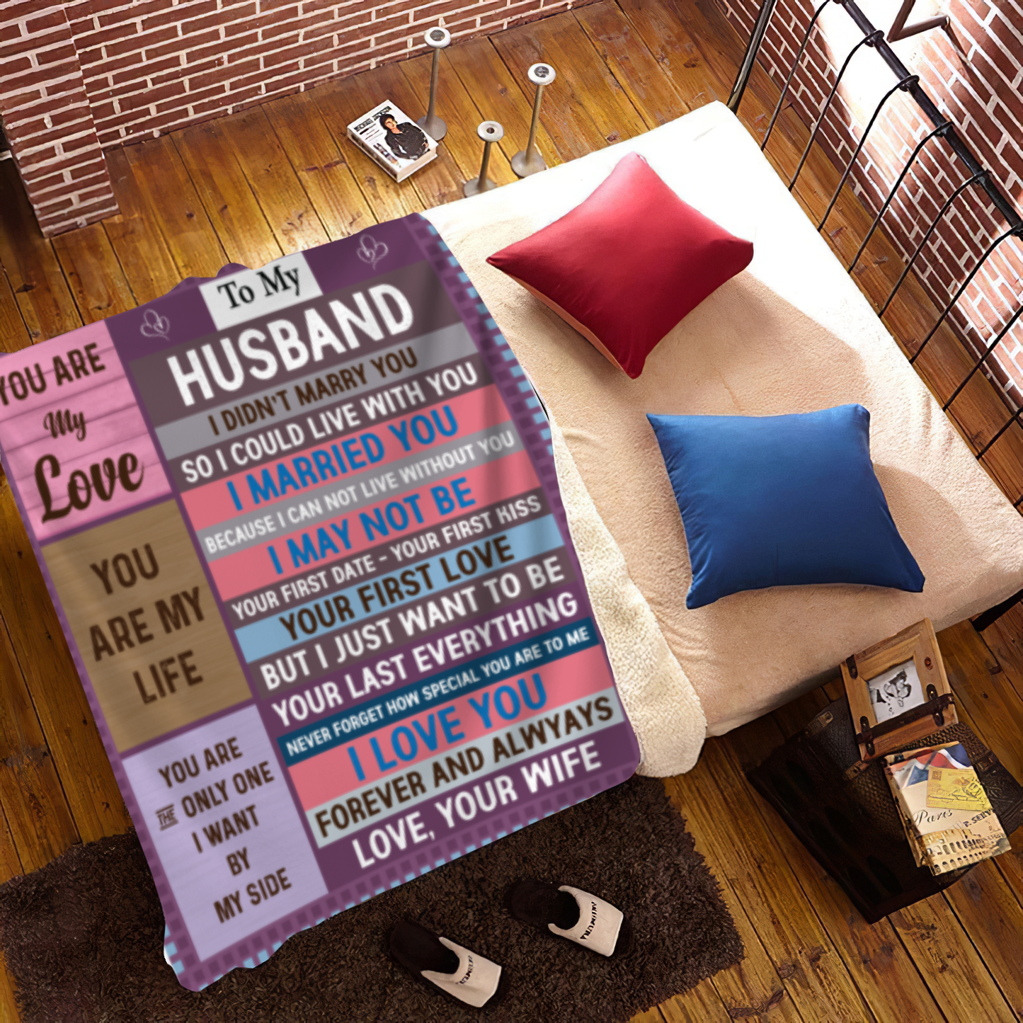 Husband, You Are My Love Blanket - Kim’s Signature Beauty & Accessories (Store description)
