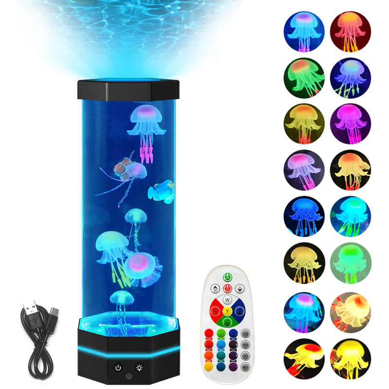 Color Changing Jellyfish Lava Lamp - Kim’s Signature Beauty & Accessories (Store description)
