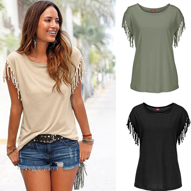 Women Summer T shirts - Kim’s Signature Beauty & Accessories (Store description)