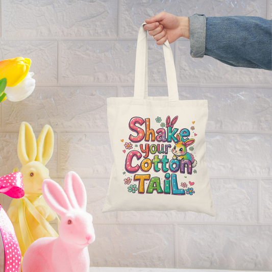 Easter 'Shake Your Cotton Tail' Tote Bag - Kim’s Signature Beauty & Accessories