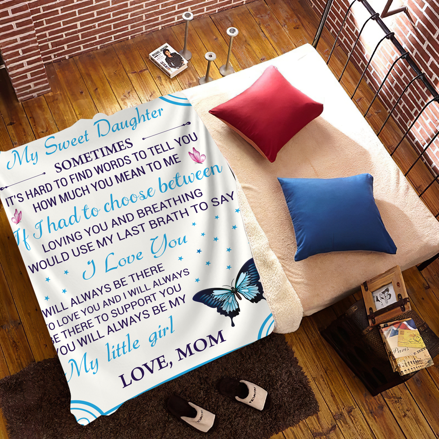 My Little Girl Blanket (50X60) - Kim’s Signature Beauty & Accessories (Store description)