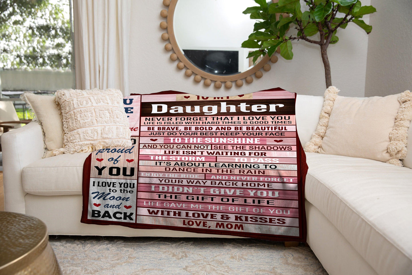 To My Daughter Never forget I love you Mom - Kim’s Signature Beauty & Accessories (Store description)