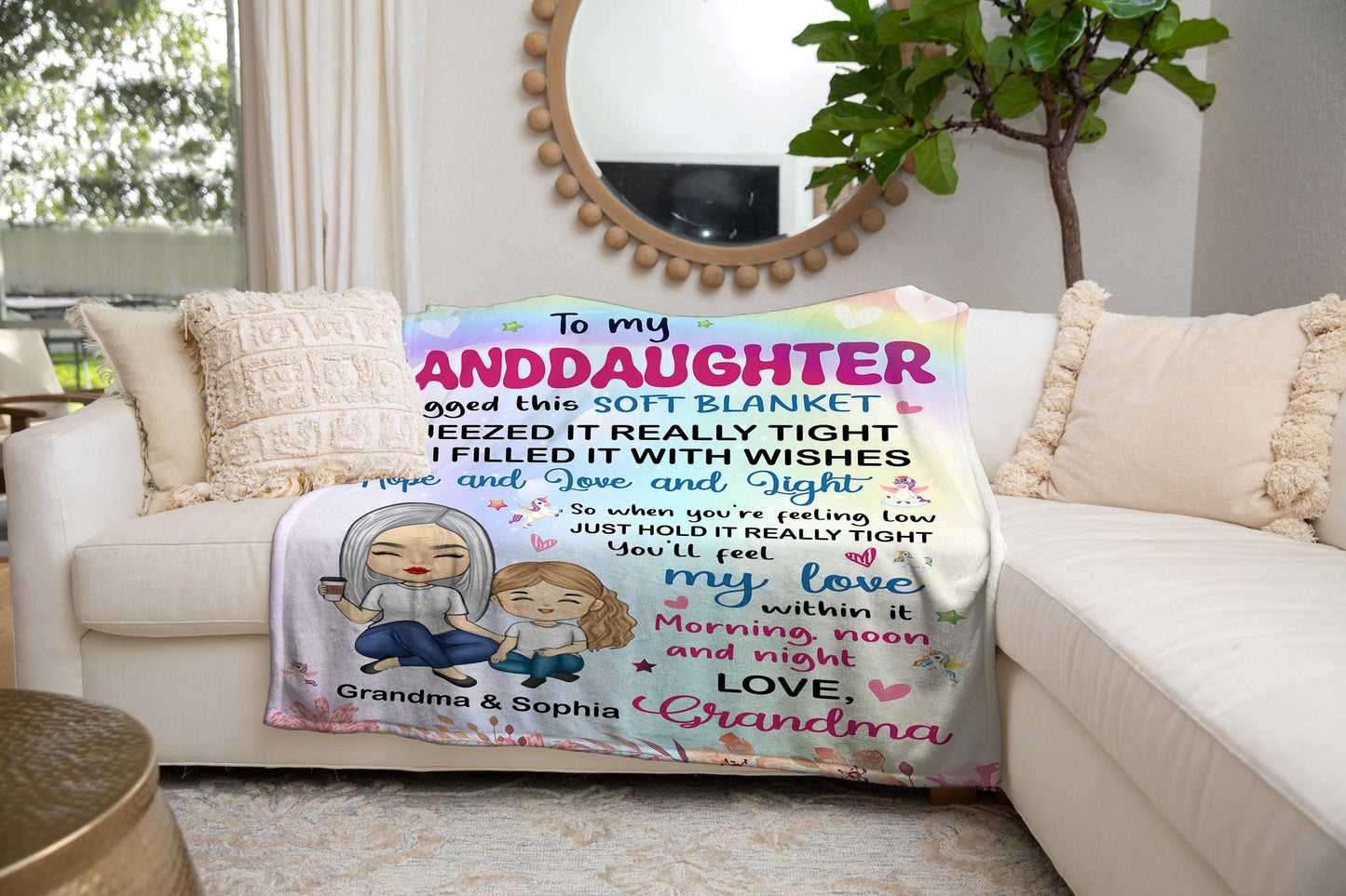 To My Granddaughter (Personalize) - Kim’s Signature Beauty & Accessories (Store description)